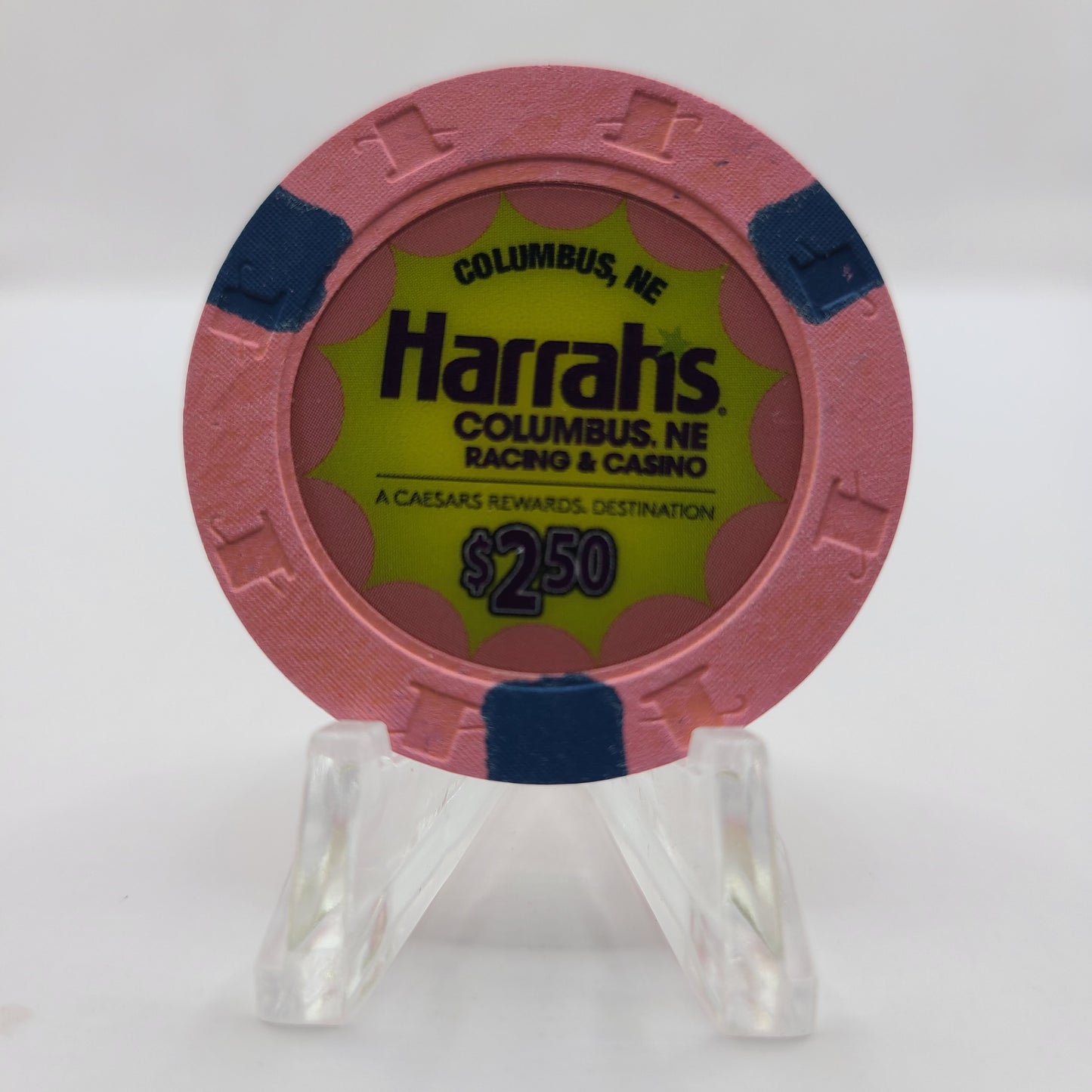 Harrah's Racing & Casino Columbus Nebraska 2024 $2.50 Chip