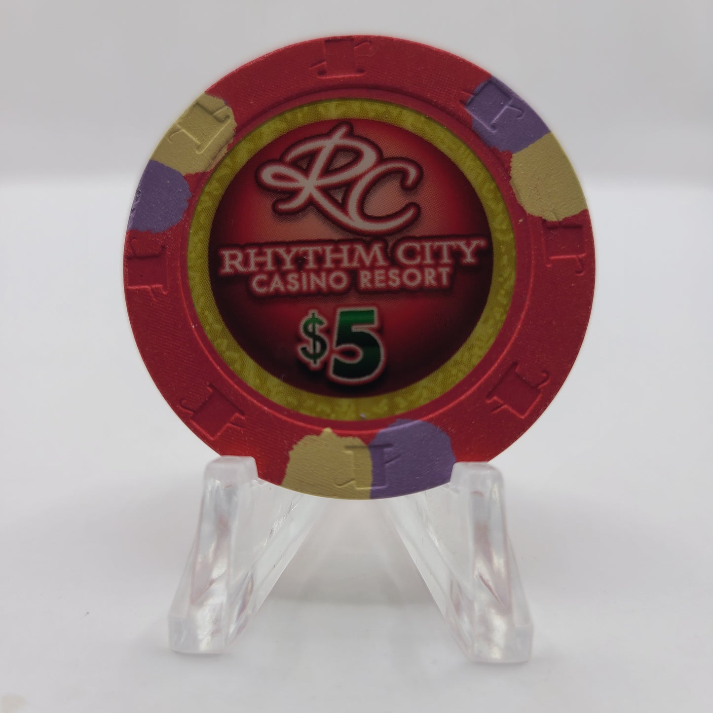 Rhythm City Casino Davenport Iowa 2021 $5 Chip