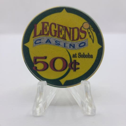 Legends Casino Temecula California 1995 $.50 Chip