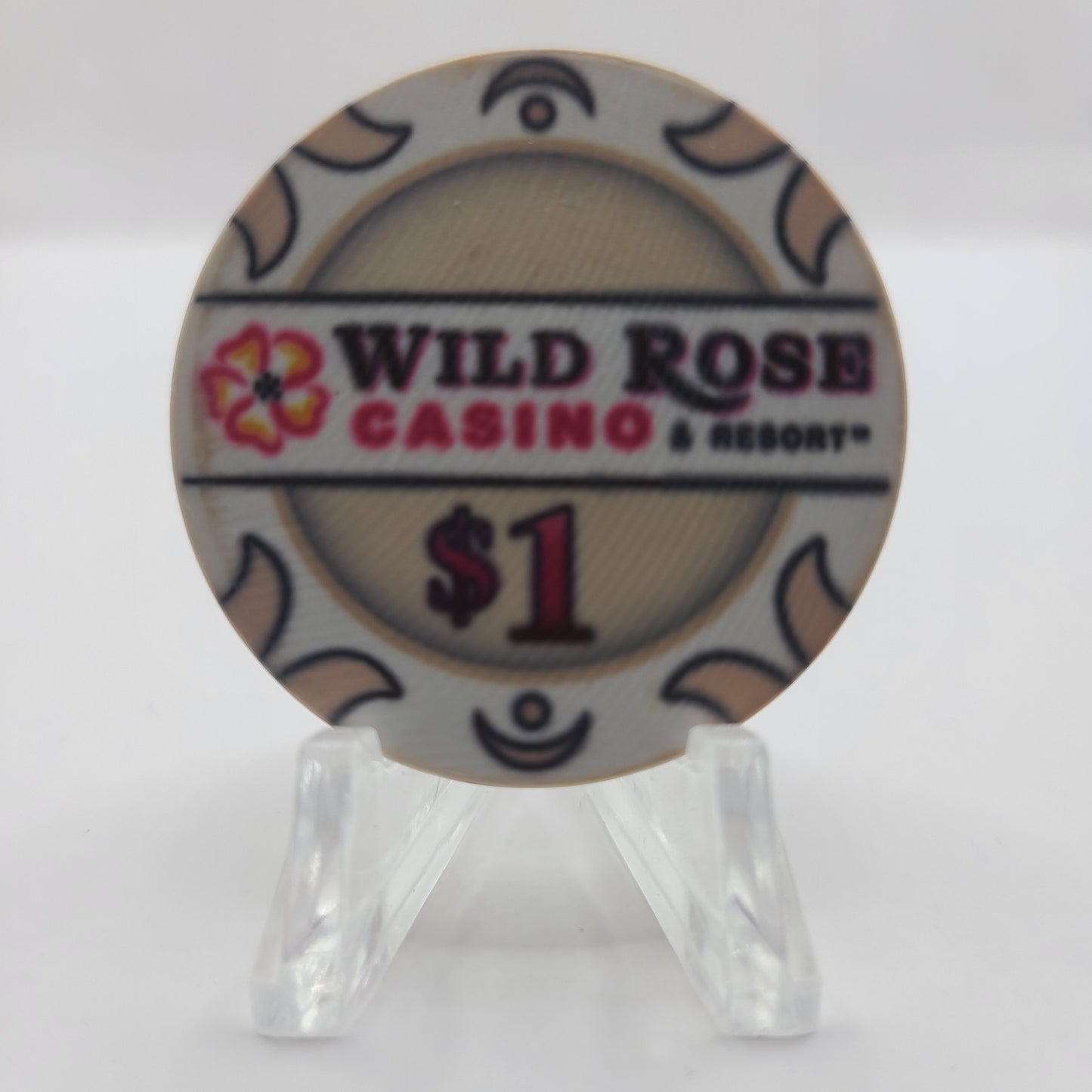 Wild Rose Casino Emmetsburg Iowa 2012 $1 Chip