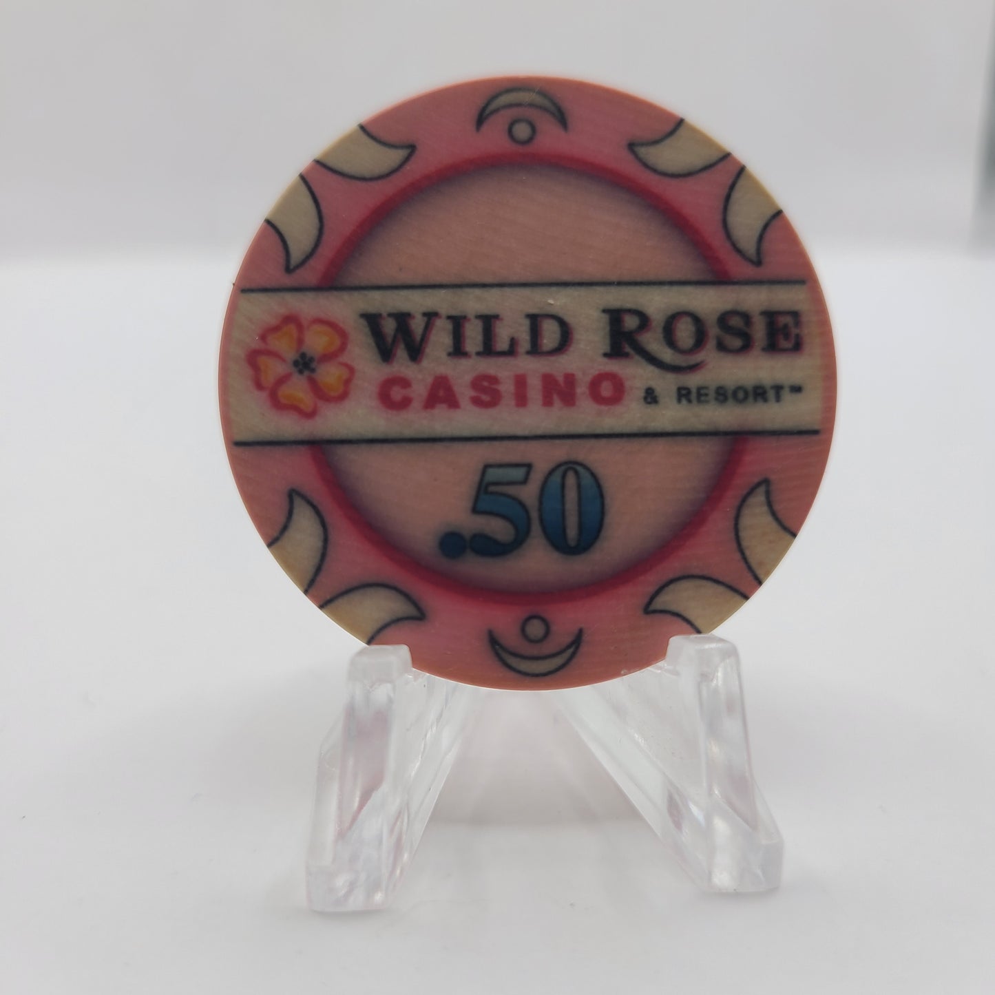 Wild Rose Casino Emmetsburg Iowa 2012 $.50 Chip