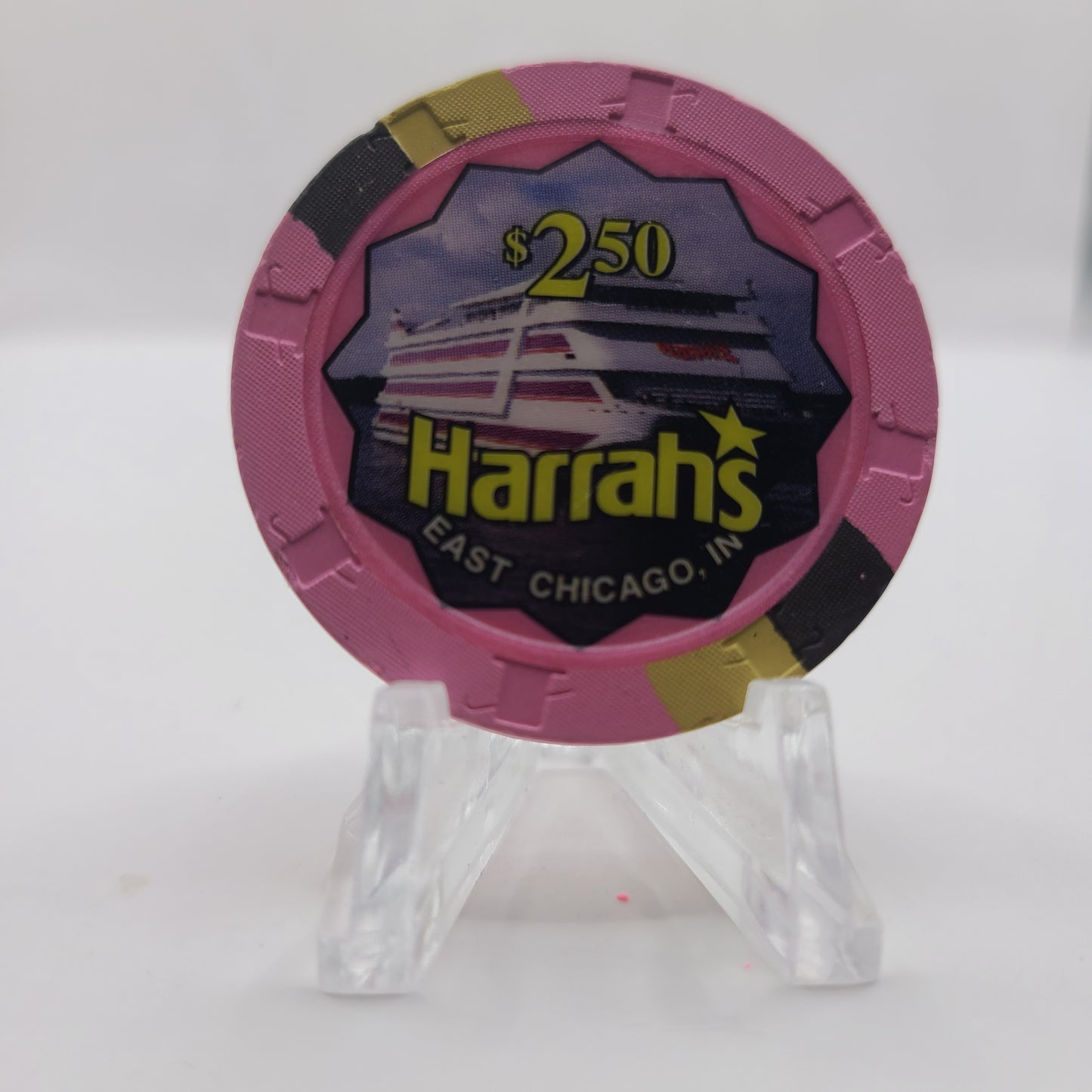 Harrah's Showboat Marina East Chicago Indiana $2.50 Chip