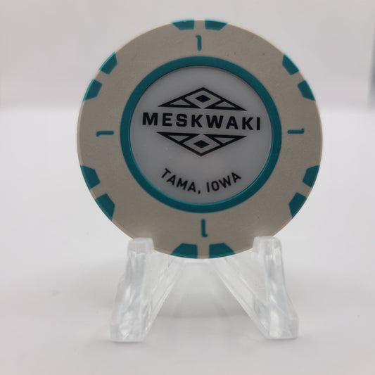 Meskwaki Bingo & Casino Tama Iowa 2019 $1 Chip