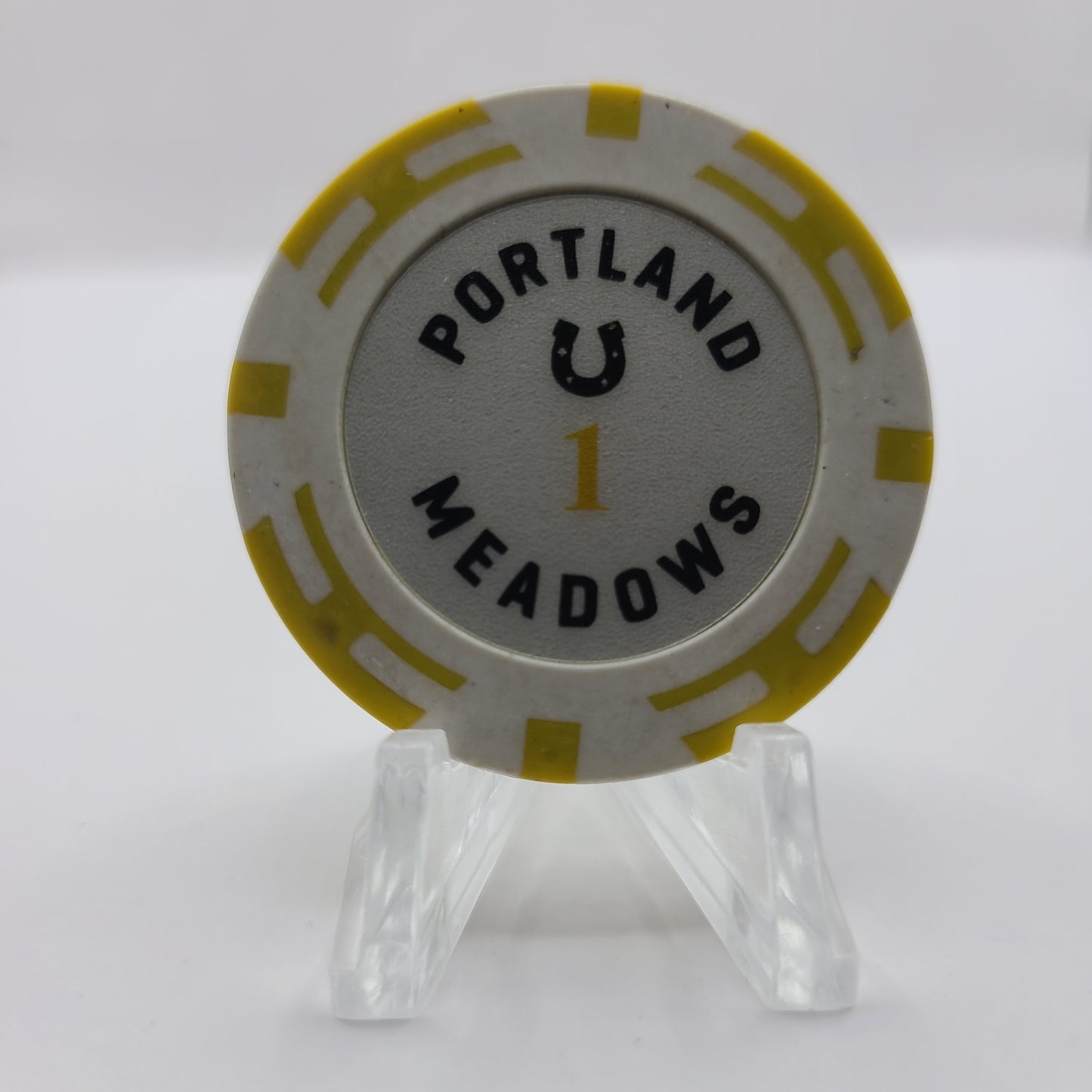 Portland Meadows Poker Room and Racino Portland Oregon $1 Chip