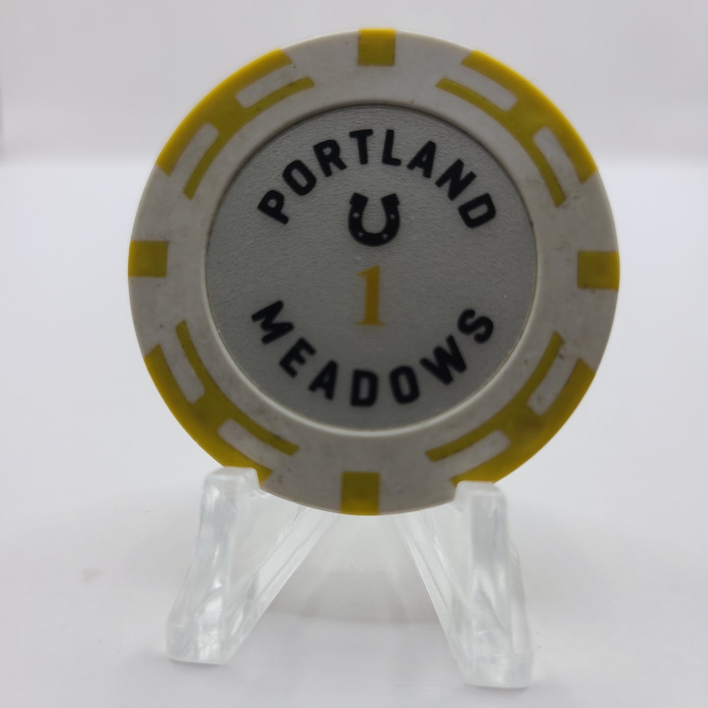 Portland Meadows Poker Room and Racino Portland Oregon $1 Chip