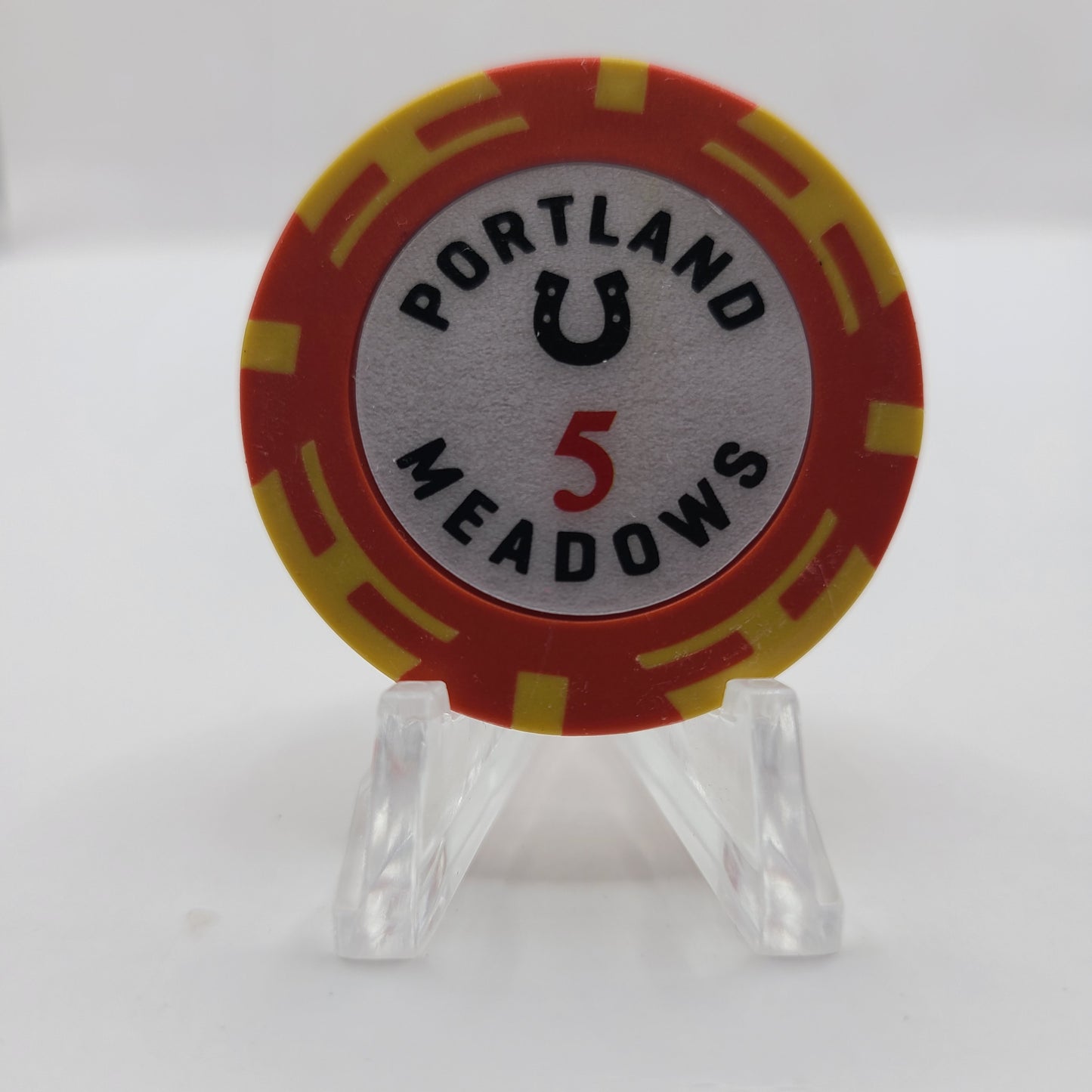 Portland Meadows Poker Room and Racino Portland Oregon $5 Chip