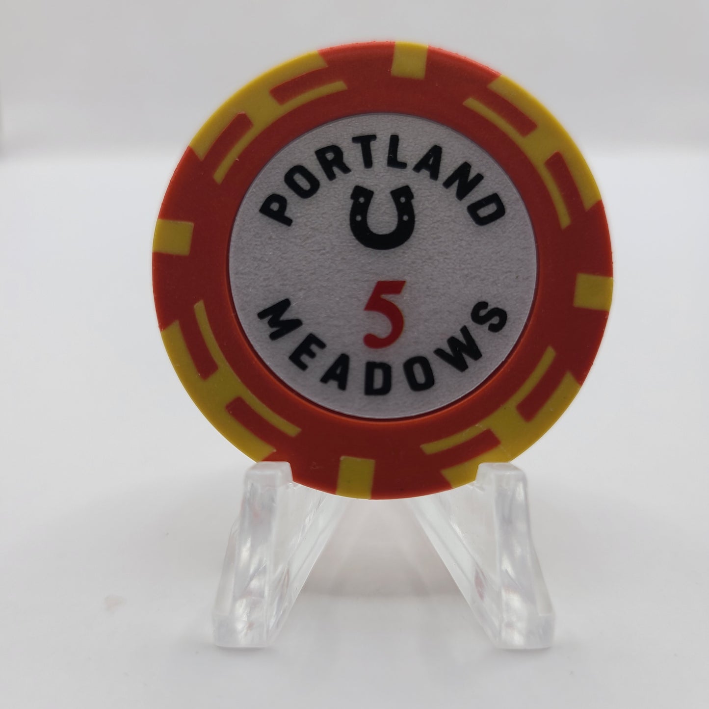 Portland Meadows Poker Room and Racino Portland Oregon $5 Chip