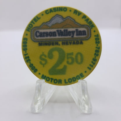 Carson Valley Inn Minden Nevada 1993 $2.50 Chip N0551