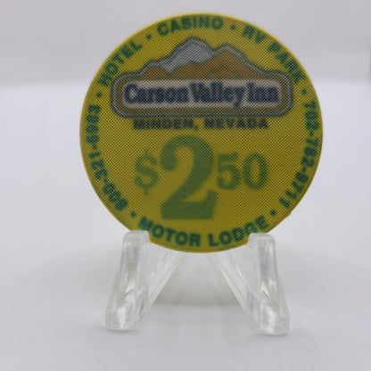 Carson Valley Inn Minden Nevada 1993 $2.50 Chip N0551