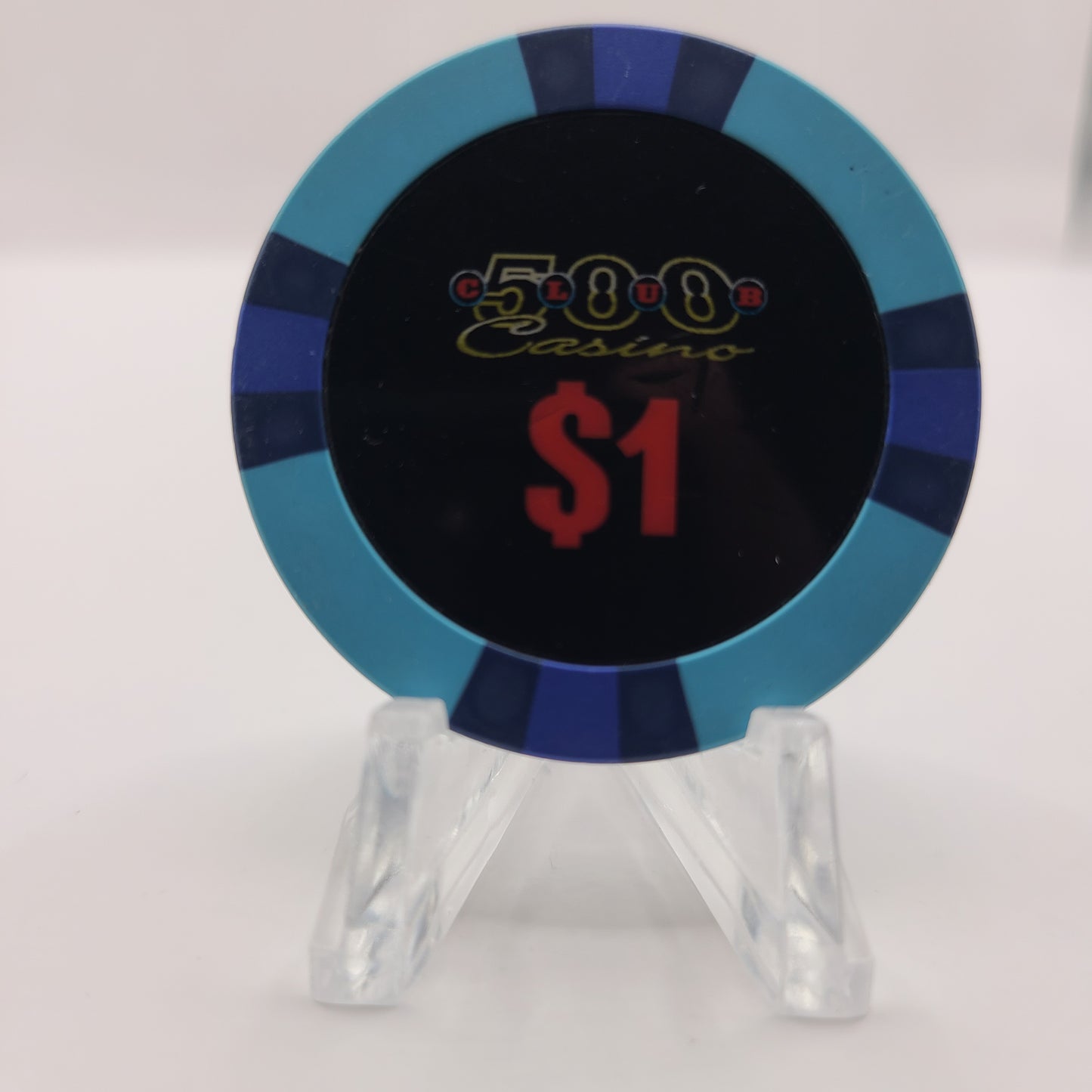 500 Club Casino "Card Room" Clovis California $1 Chip