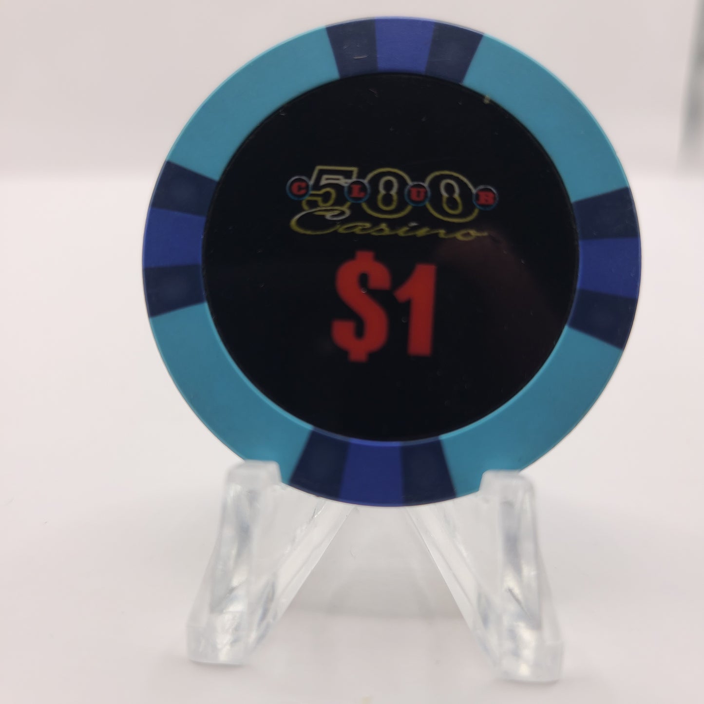 500 Club Casino "Card Room" Clovis California $1 Chip