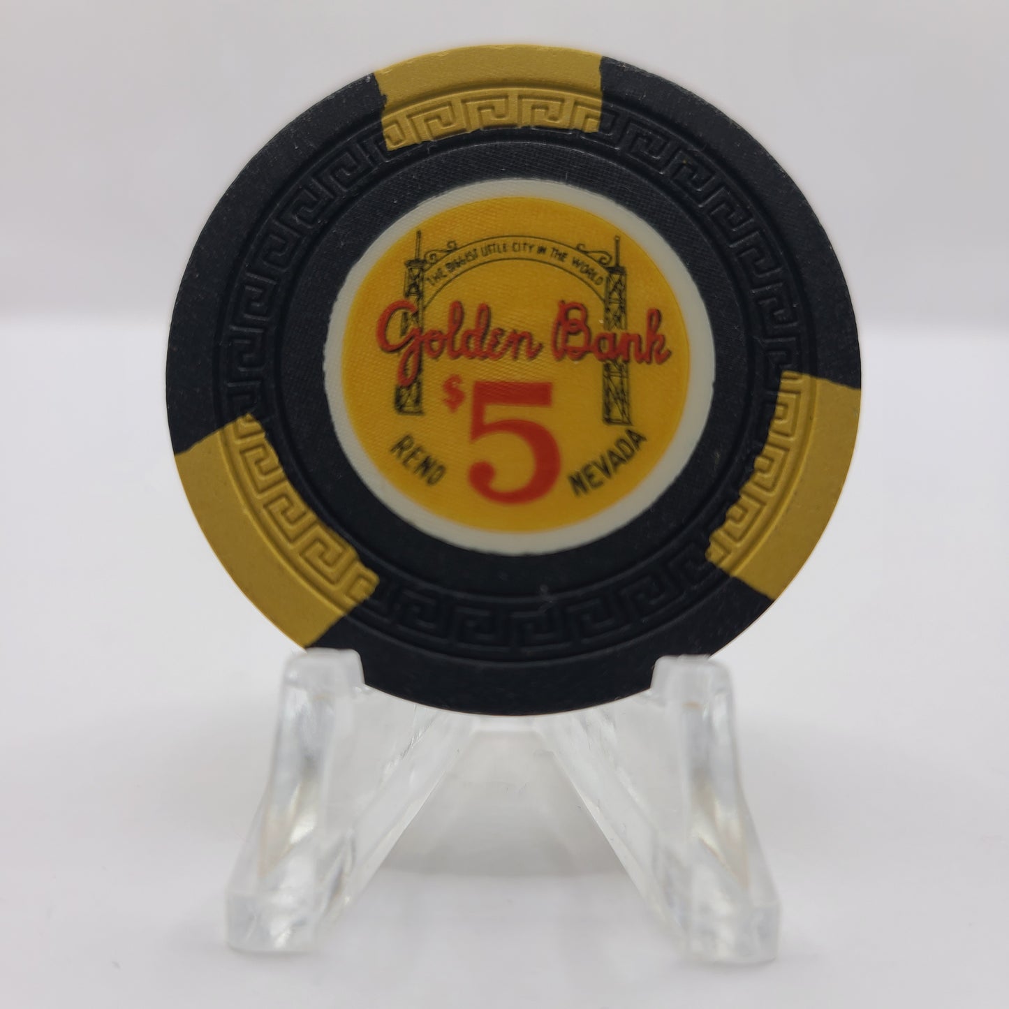 Golden Bank Casino Reno NV $5 Chip N5095