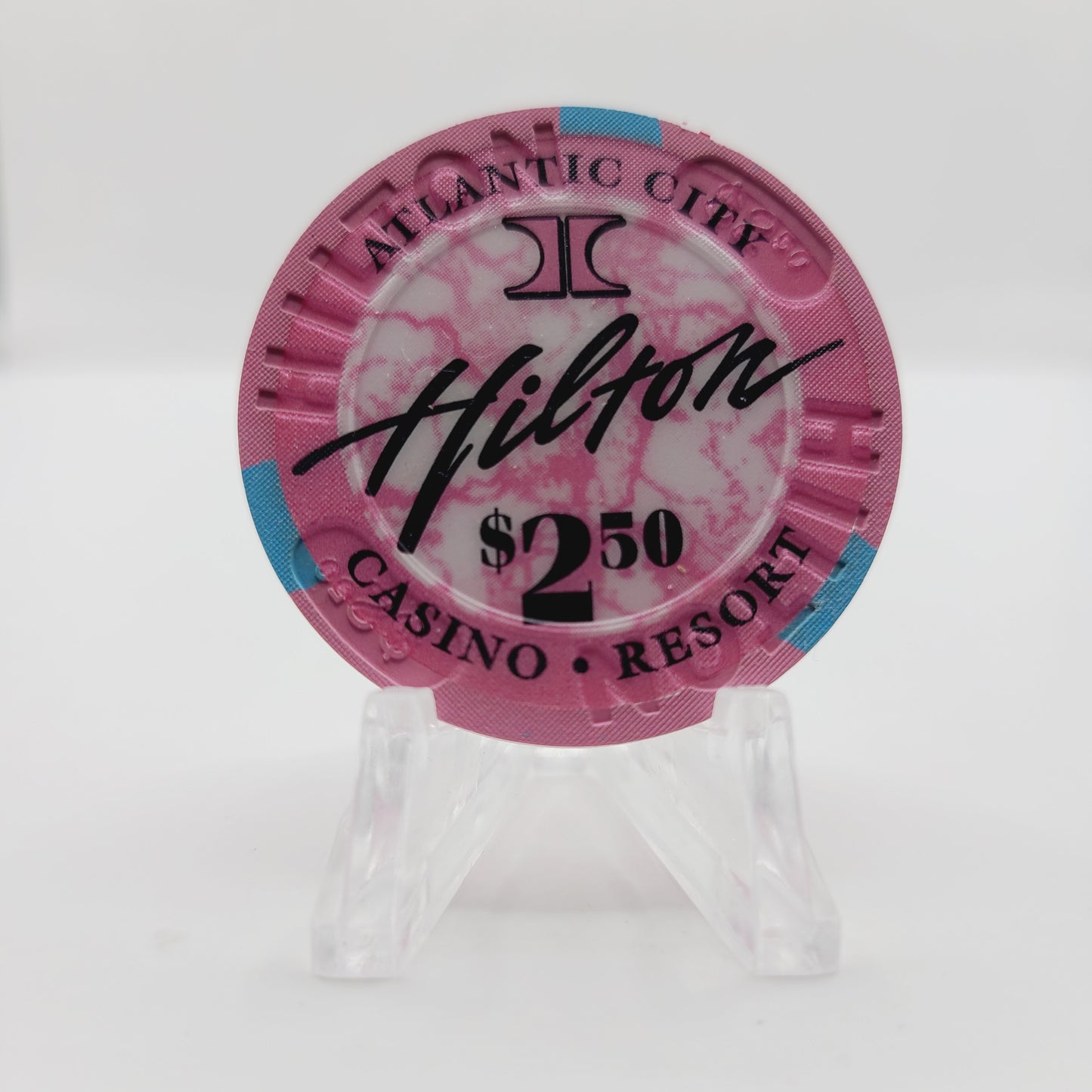 Atlantic City Hilton Casino Atlantic City New Jersey $2.50 Chip