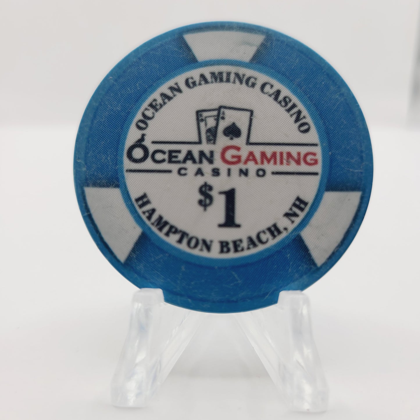 Ocean Gaming Casino "Charity"  Hampton Beach New Hampshire $1 43mm Chip