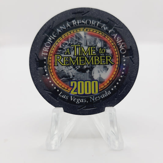 Tropicana Hotel Casino Las Vegas Nevada 1999 "Millennium a Time to Remember" Chip V5811