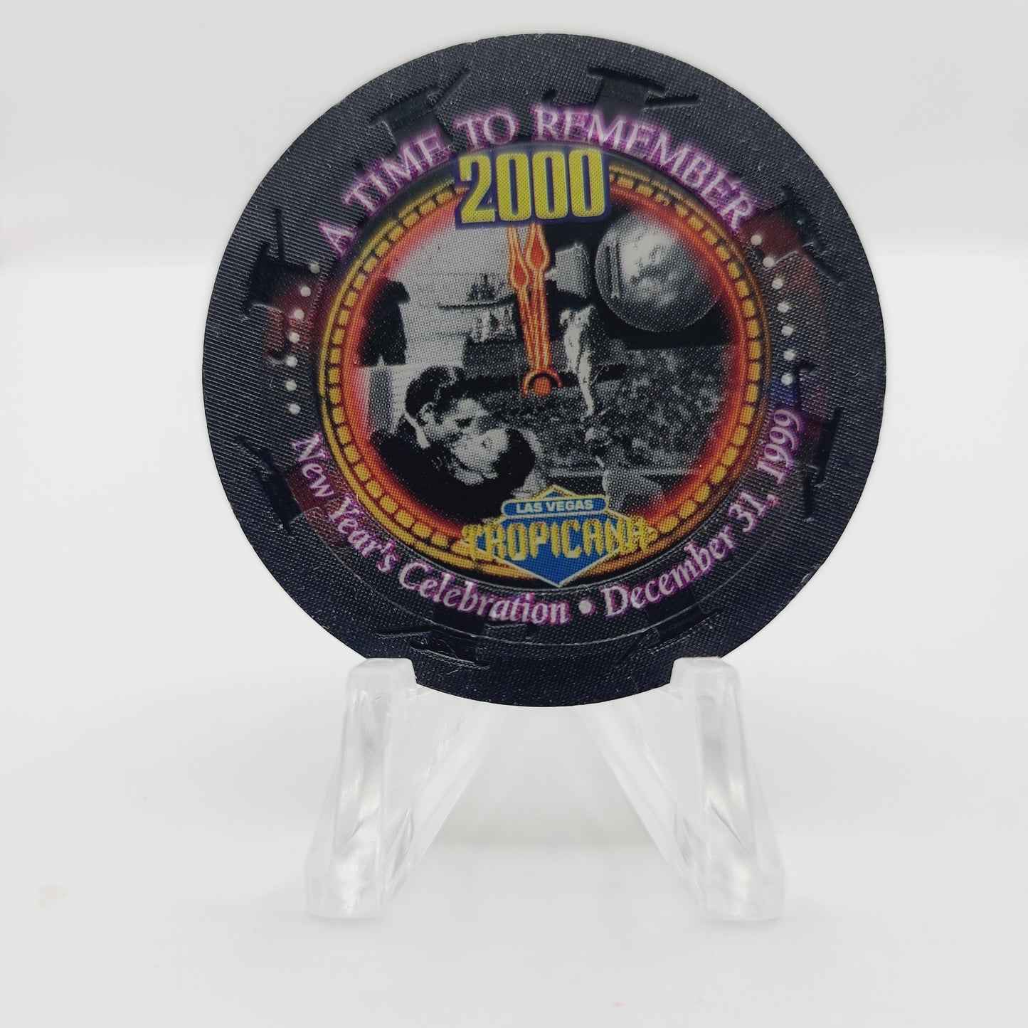 Tropicana Hotel Casino Las Vegas Nevada 1999 "Millennium a Time to Remember" Chip V5811