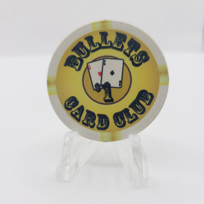 Bullets Card Club Card Room Austin Texas 2019 $1 Chip