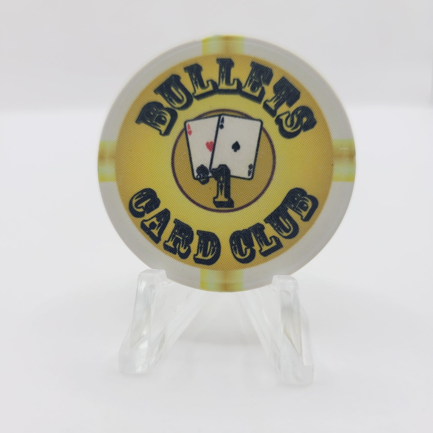 Bullets Card Club Card Room Austin Texas 2019 $1 Chip