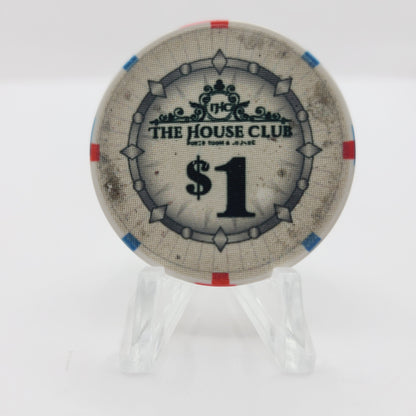 The House Club Card Room Harlingen Texas $1 Casino Chip