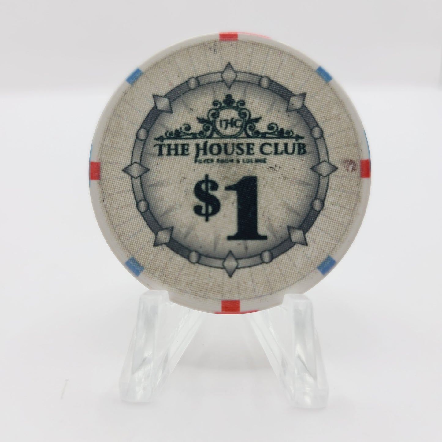 The House Club Card Room Harlingen Texas $1 Casino Chip