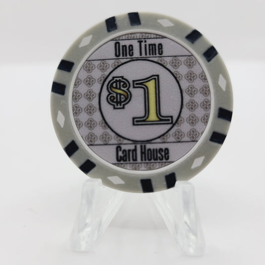 One Time Card House Austin Texas 2019 $1 Chip