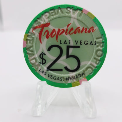 Tropicana Hotel Casino Las Vegas Nevada 2010 $25 Chip E9495