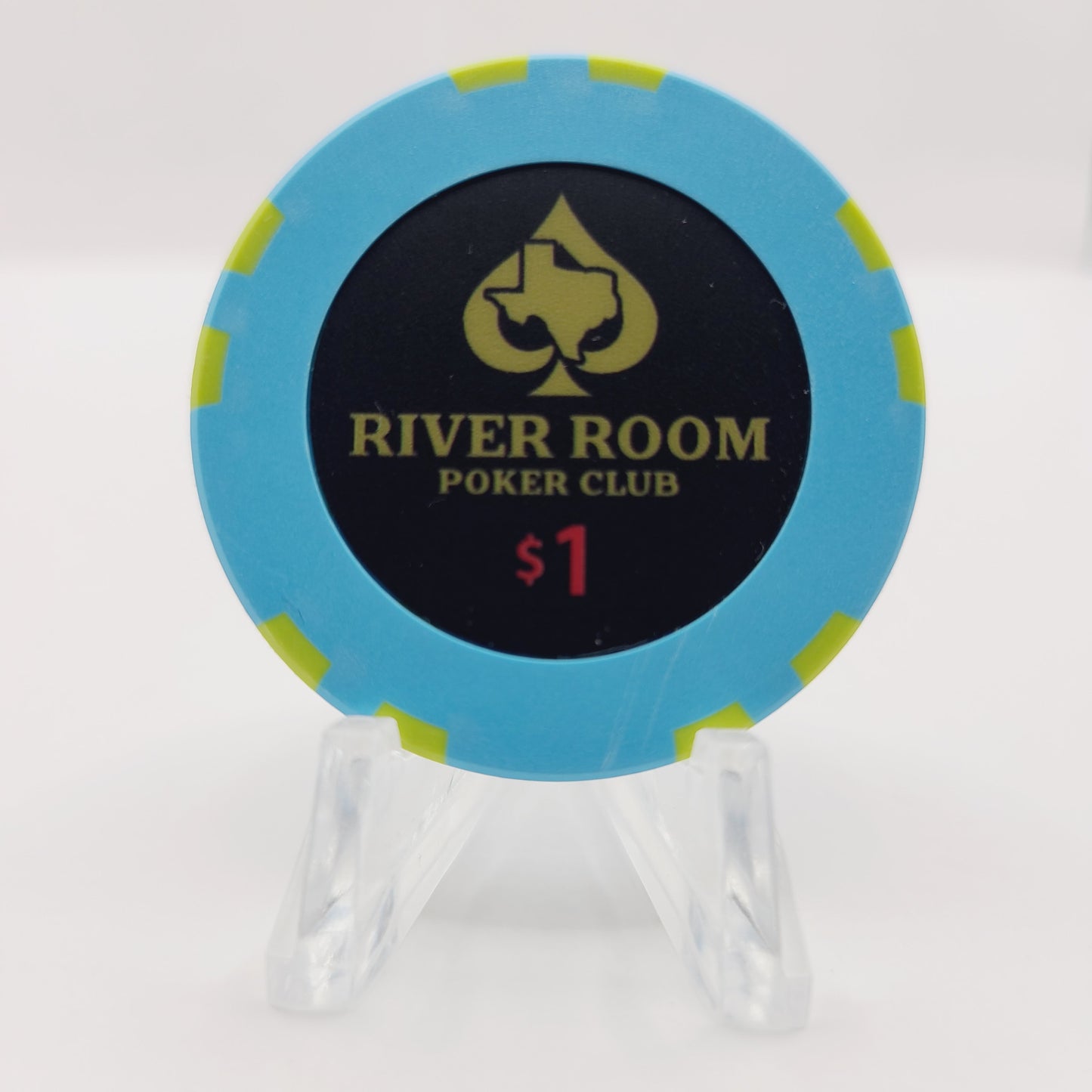 River Room Poker Club Houston Texas 2022 $1 Chip