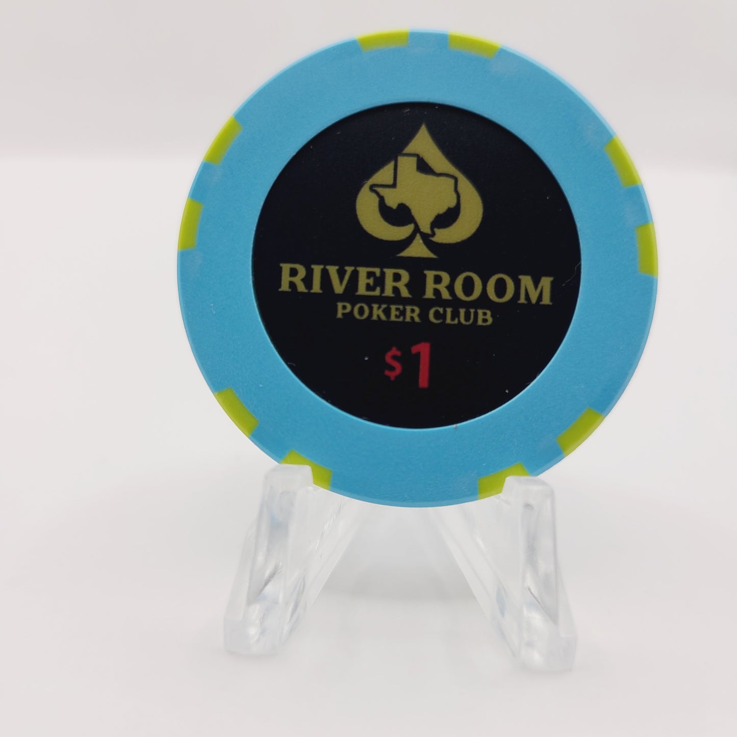 River Room Poker Club Houston Texas 2022 $1 Chip