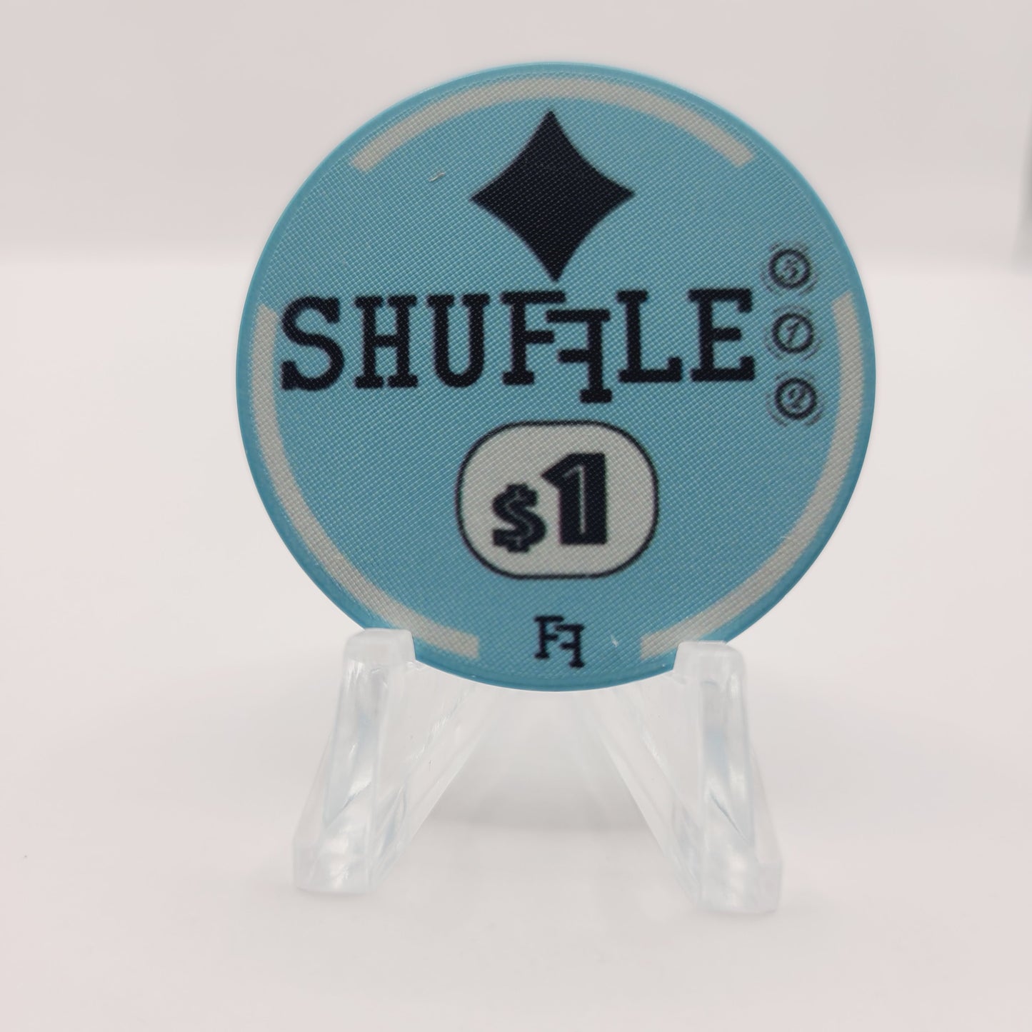 Shuffle 512 Card Room Austin Texas $1 Chip