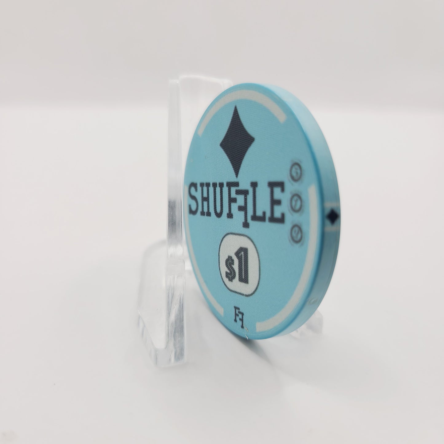 Shuffle 512 Card Room Austin Texas $1 Chip