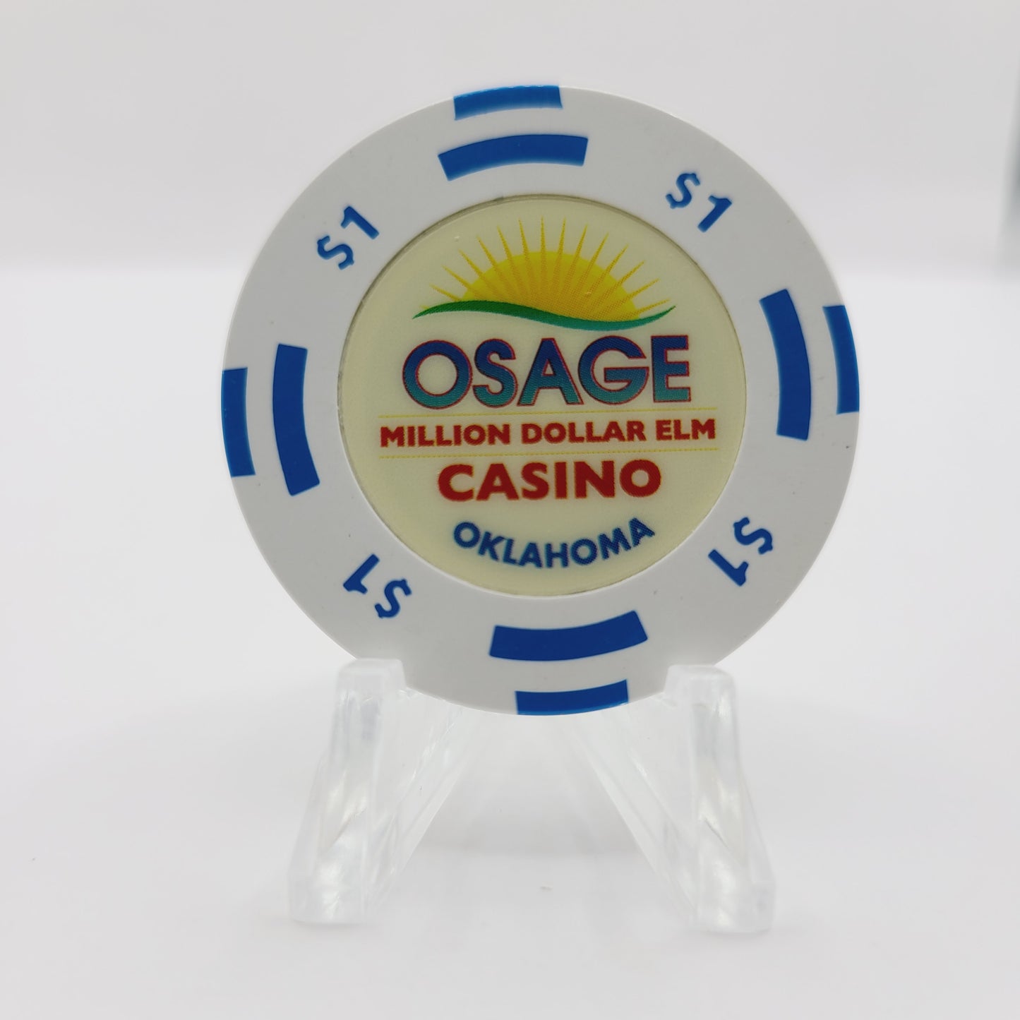 Osage "Million Dollar Elm" Casino Tulsa Oklahoma $1 Chip