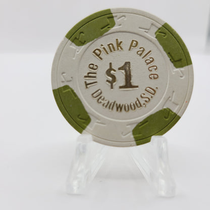 The Pink Palace Casino Deadwood South Dakota 1989 $1 Chip