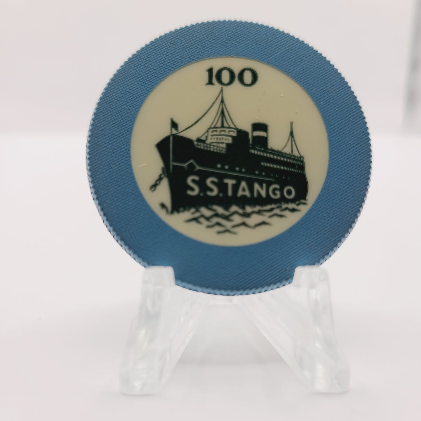 S.S. Tango Gambling Ship Santa Monica California "Illegal"NCV 100 Chip