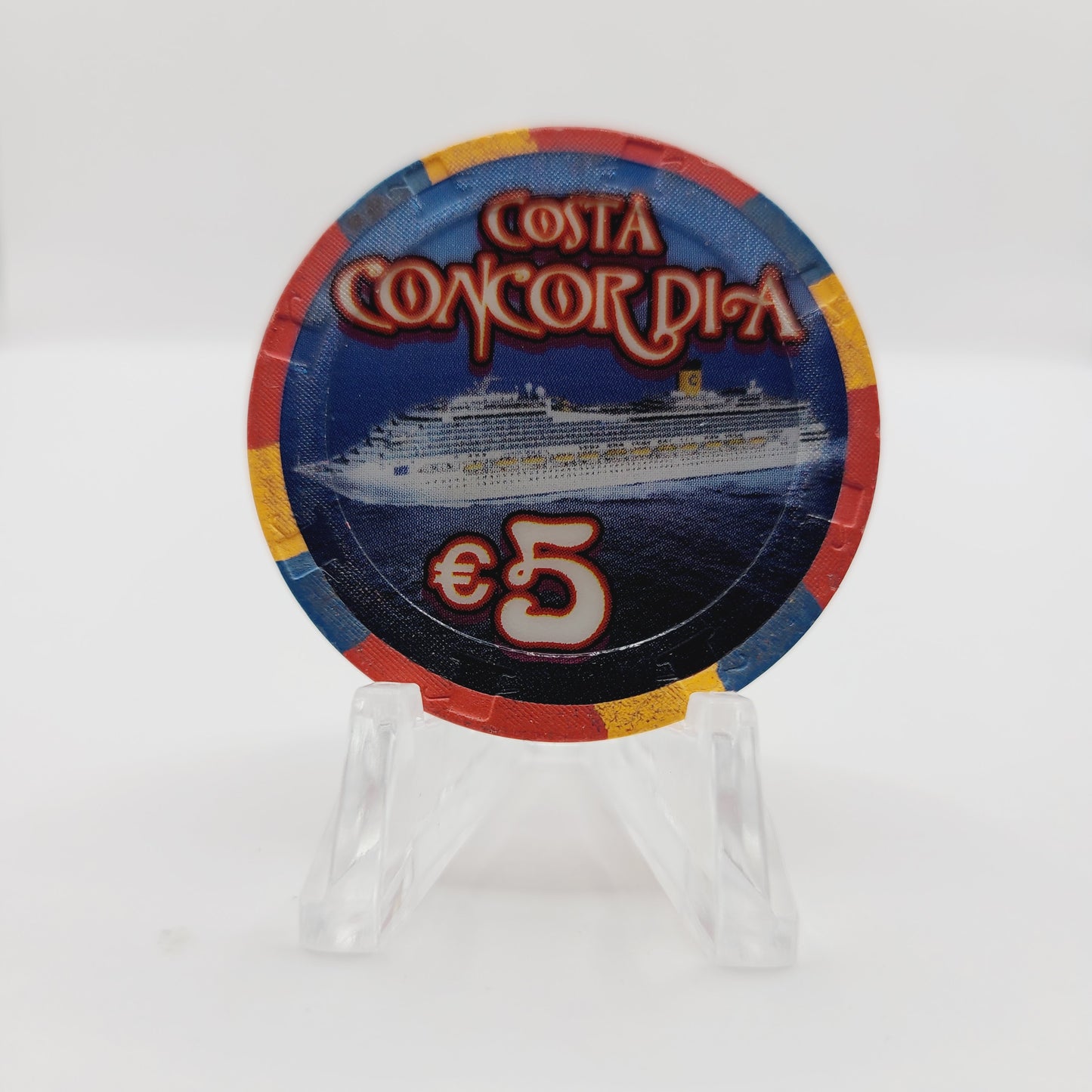 Costa Concordia Cruise Ship $5 Chip