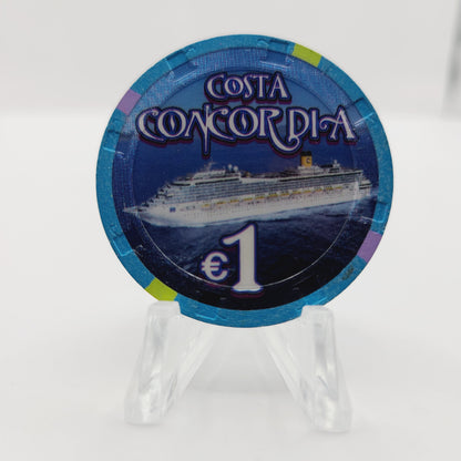 Costa Concordia Cruise Ship $1 Chip