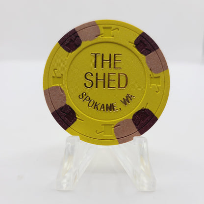 The Shed "Card Room" Spokane Washington $1 Chip