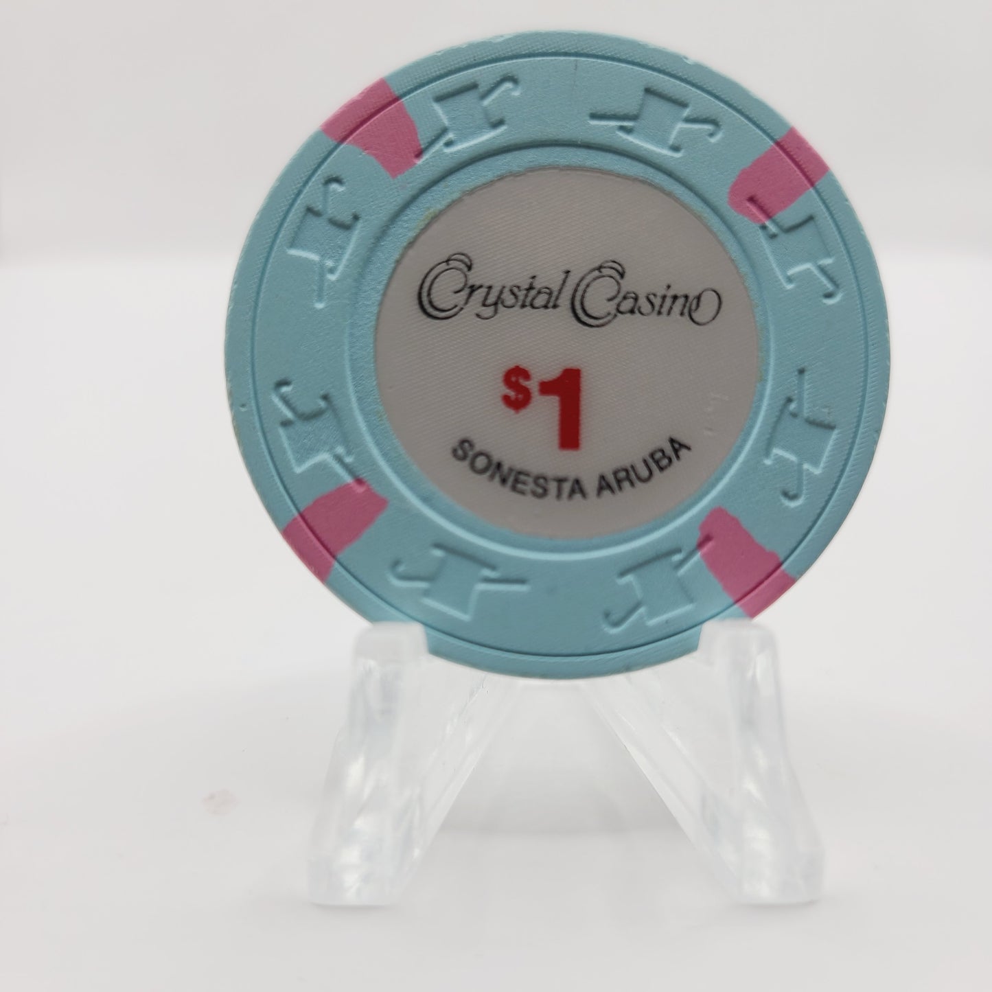 Crystal Casino "Sonesta Renaissance" Resort & Casino Oranjestad Aruba $1 Chip