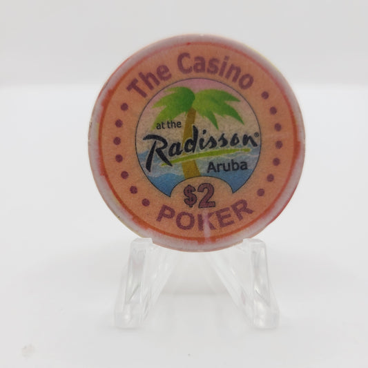 The Casino "Radisson" Palm Beach Aruba $2 Poker Chip