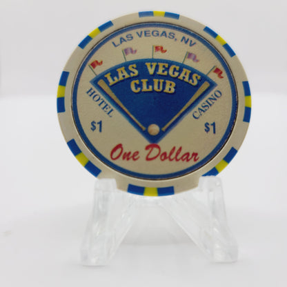 Las Vegas Club Casino Las Vegas Nevada 1996 $1 Chip N8676