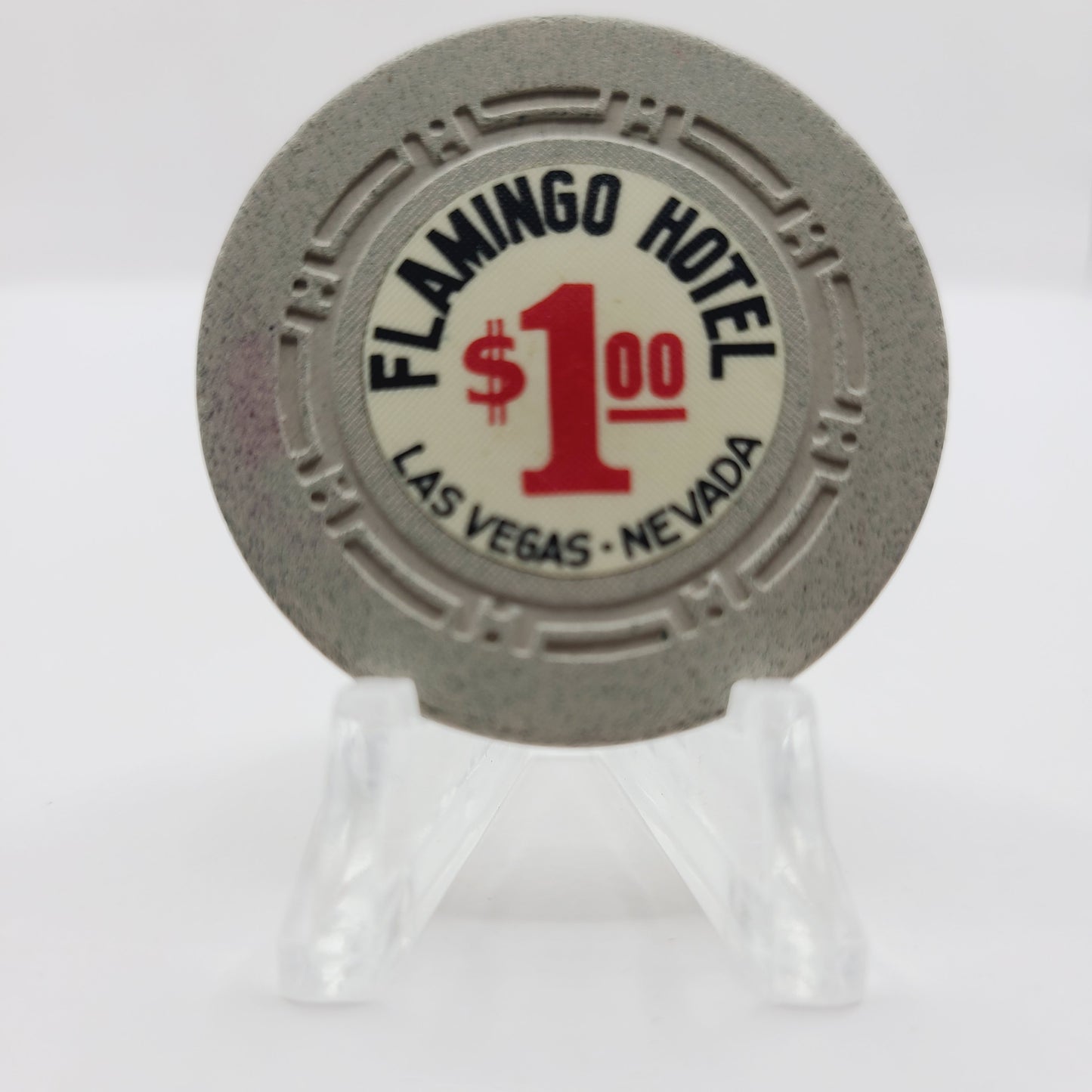 Flamingo Hotel Casino Las Vegas Nevada 1967 $1 Chip N1610