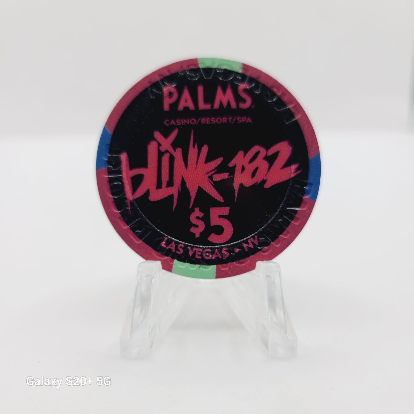 Palms Casino Resort Las Vegas Nevada 2018 "Blink-182" $5 Chip