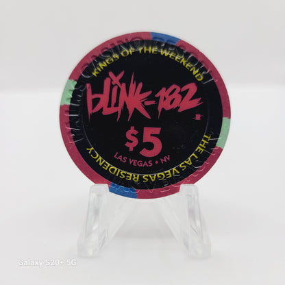 Palms Casino Resort Las Vegas Nevada 2018 "Blink-182" $5 Chip