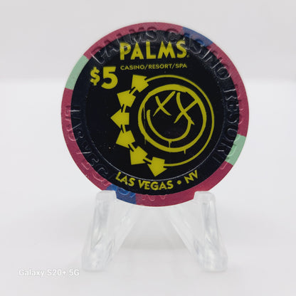 Palms Casino Resort Las Vegas Nevada 2018 "Blink-182" $5 Chip