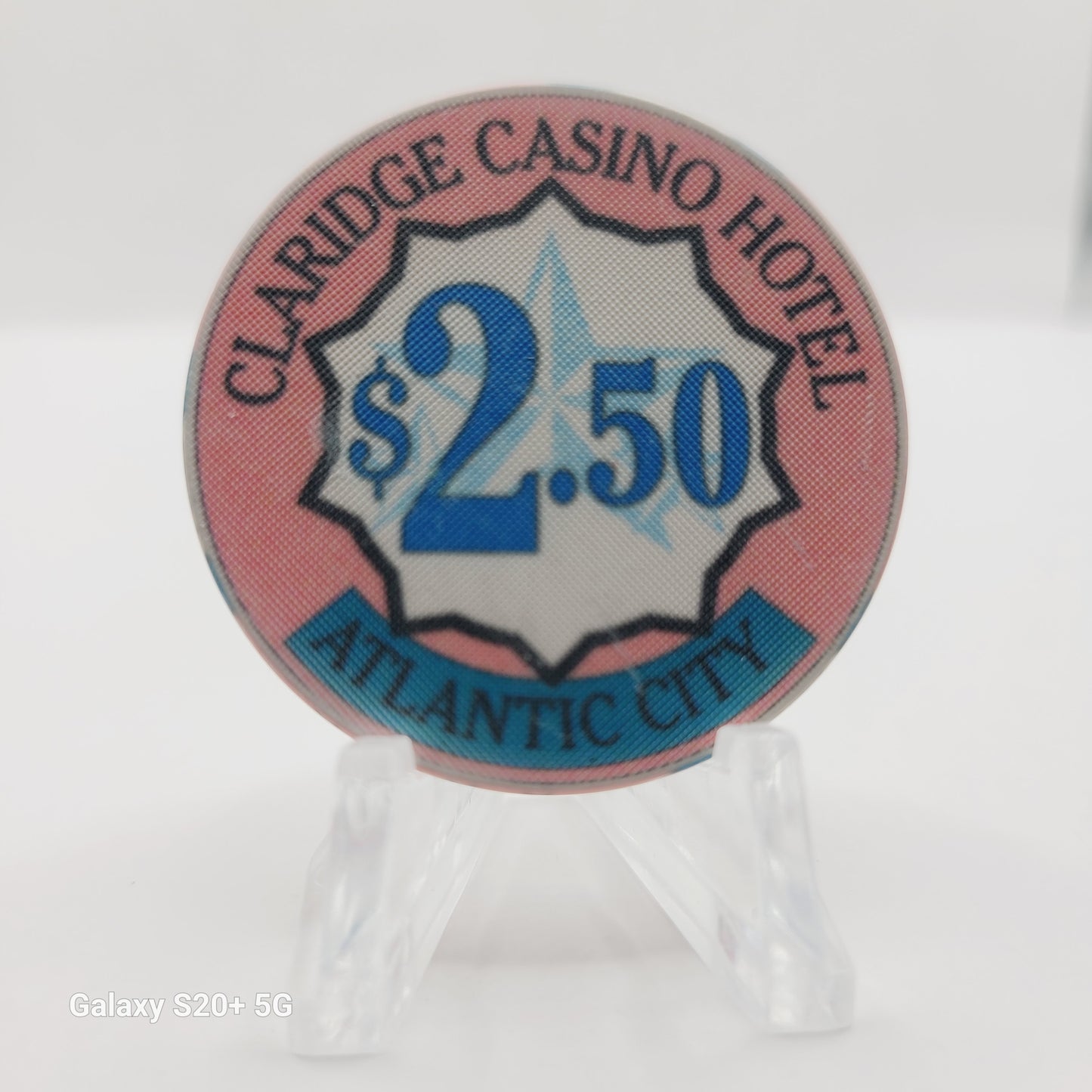 Claridge Hotel Casino Atlantic City New Jersey $2.50 Chip