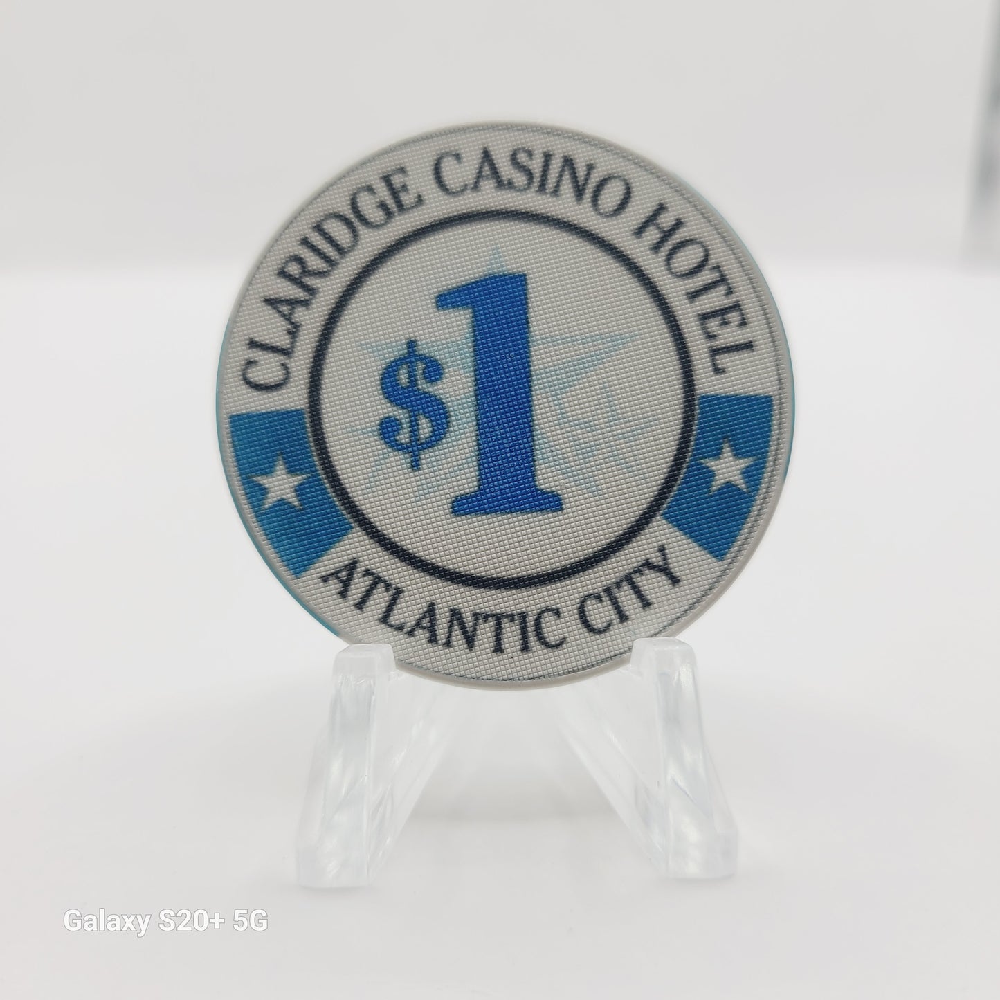 Claridge Casino Hotel Atlantic City New Jersey $1 Chip