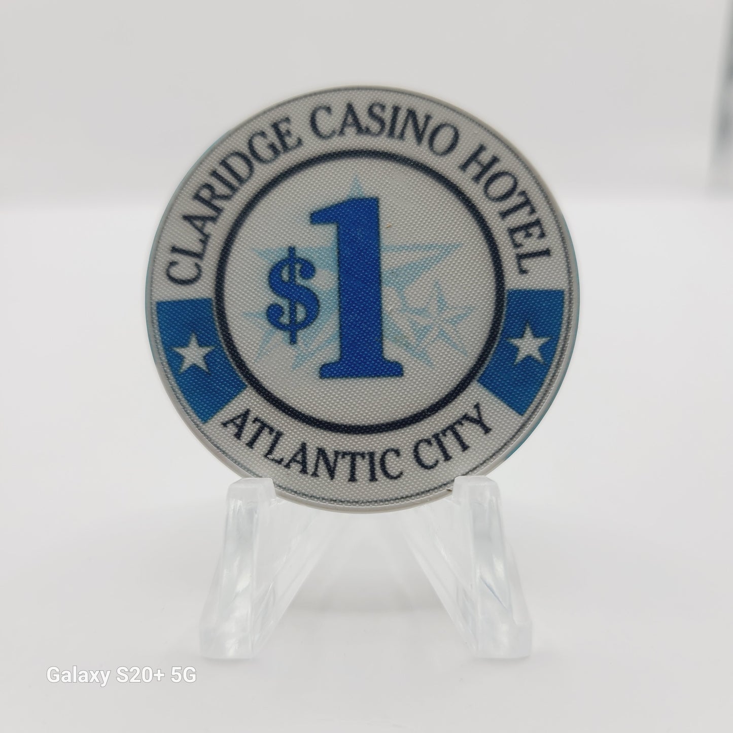 Claridge Casino Hotel Atlantic City New Jersey $1 Chip