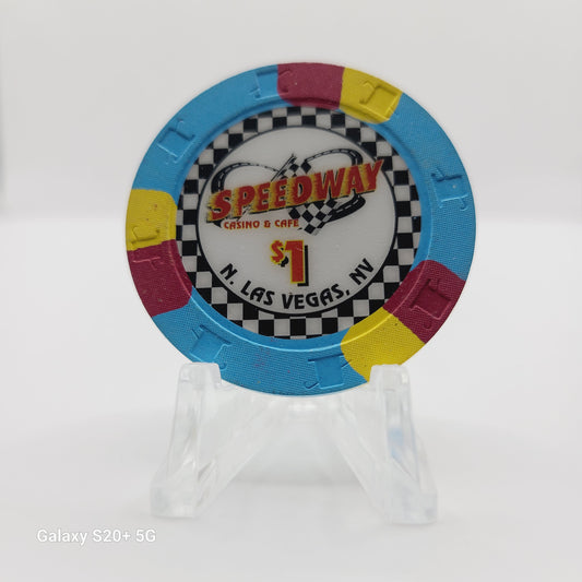Speedway Casino Las Vegas Nevada 2000 $1 Chip V5628.1 (Red $1)