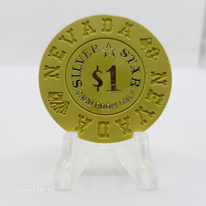 Silver Star Casino Las Vegas Nevada 1990's $1 Chip "Imitation"