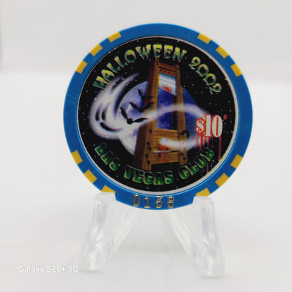 Las Vegas Club Las Vegas Nevada 2002 "Halloween" $10 Chip E1307