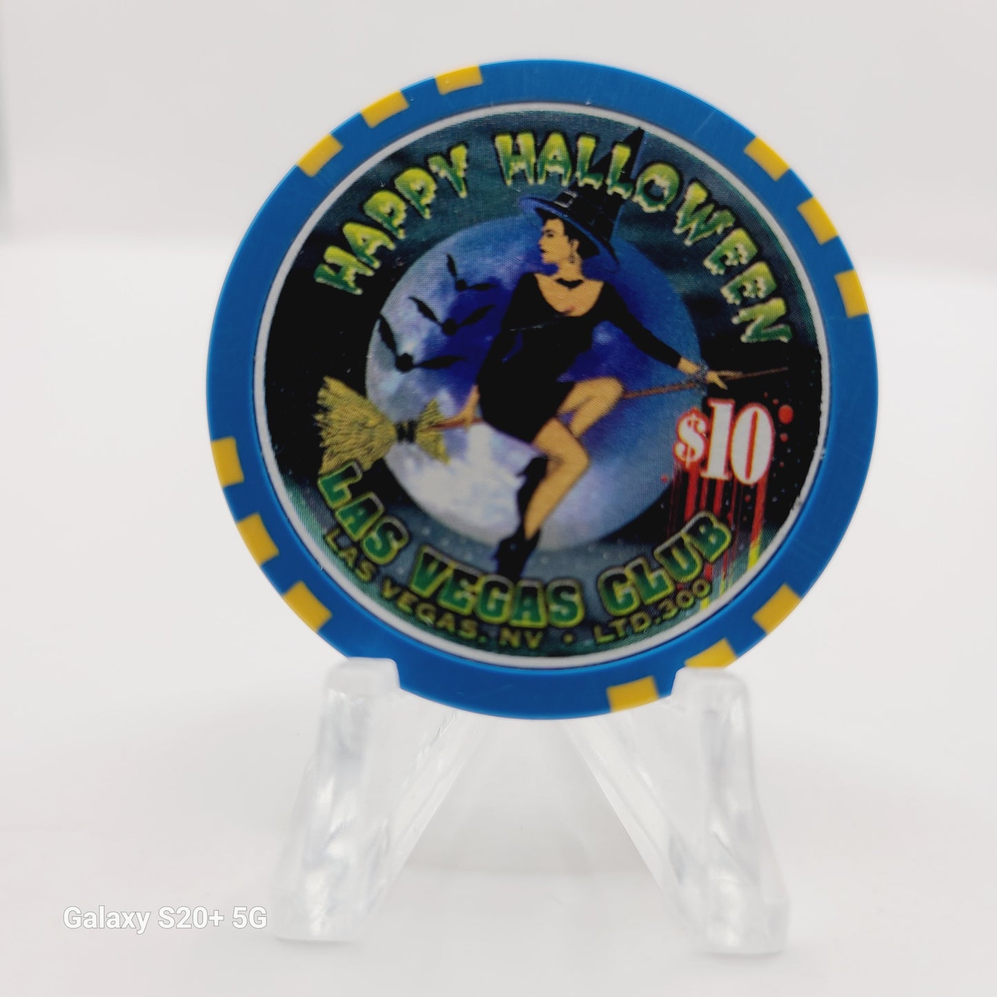 Las Vegas Club Las Vegas Nevada 2002 "Halloween" $10 Chip E1307